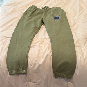Kids Olive Green Sweatpants